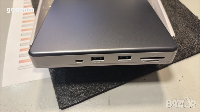 Външно CD/DVD Устройство 5-в-1 BUNUD (USB 3.0/Type-C) Четец на карти и USB Хъб, снимка 4 - Други - 54286766