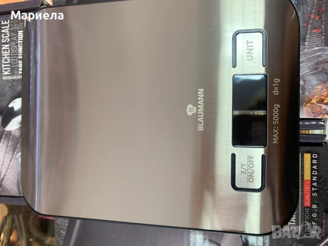 Кухненска везна с LCD дисплей, снимка 3 - Електронни везни - 54712988