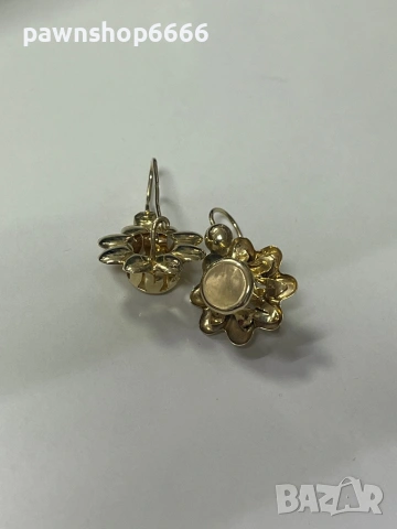 Златни обеци 14 карата 4,88 грама , снимка 7 - Обеци - 53957442