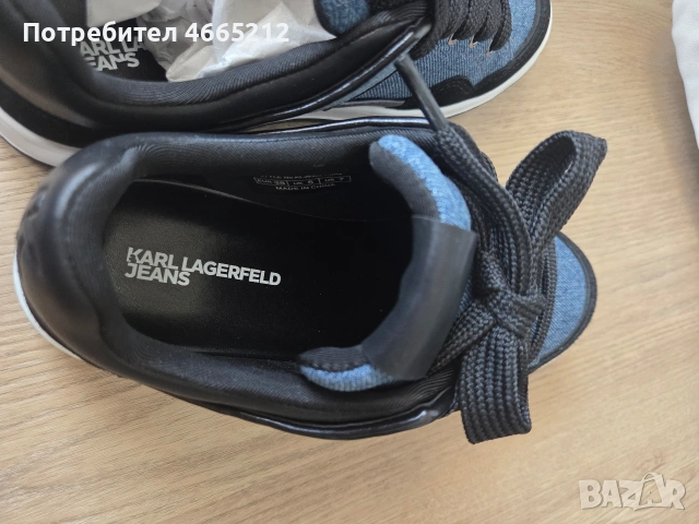 Оригинални кецове Karl Lagerfeld , снимка 8 - Кецове - 54188005