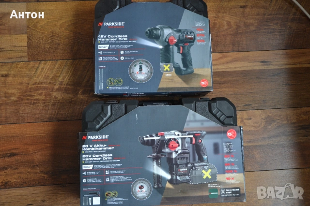 Нови Перфоратори Parkside Performance 12V и 20V