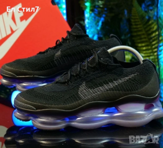 📌Nike Air Max Scorpion – Black/Oxygen Purple 36 37 38 39 40 41 42 43 44 45 Цена 102€ Еконт, снимка 2 - Маратонки - 54627371