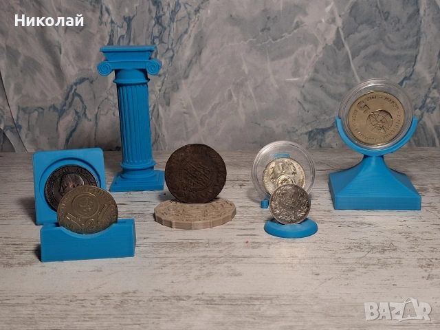 Поставки Стойки Дисплеи за Монети 3д принт 