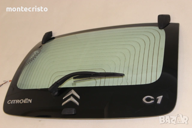 Задно стъкло Citroen C1 (2005-2012г.) стъкло заден капак, снимка 3 - Части - 54323403