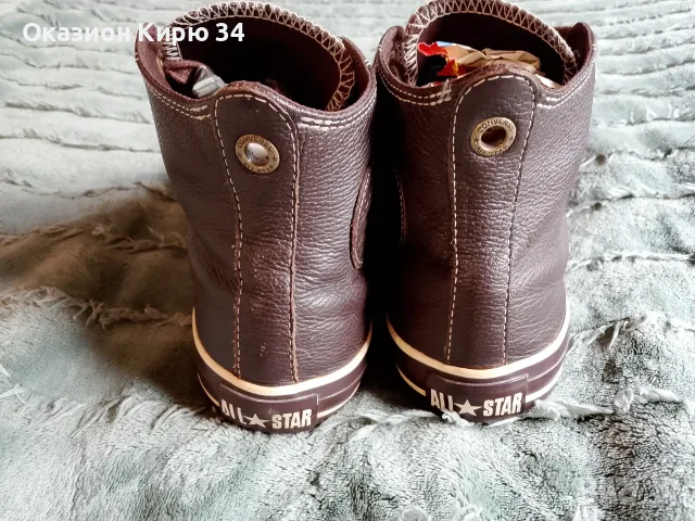 Converse All Stars кожени гуменки , снимка 4 - Кецове - 55314364