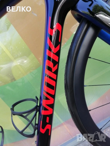 Шосеен велосипед Specialized S-Works Mclaren Edition - 28" * 2x12 Sram Force AXS * Carbon * 54 см *, снимка 7 - Велосипеди - 54450839