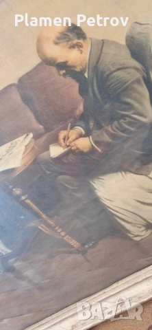 Бронзови патета и рулетка, картини,Ленин в Смолни , снимка 18 - Антикварни и старинни предмети - 29568275