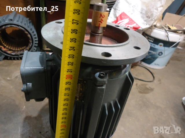Трифазен ел.мотор 0,75KW -685 0б/мин., снимка 5 - Електродвигатели - 54242832