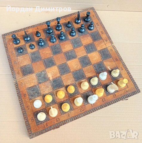 стар шах, снимка 2 - Антикварни и старинни предмети - 54971494