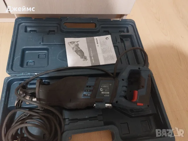 Електрически саблен трион Bosch GSA 1300 PCE, 1300 W, 20 мм, в куфар, снимка 5 - Куфари с инструменти - 55600967