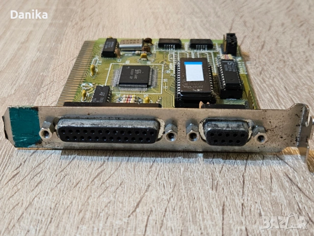 Работеща ISA монохромна видеокарта MDA / Hercules за Правец 16 / IBM PC XTcal Bus VLB 486, снимка 4 - Видеокарти - 51947061