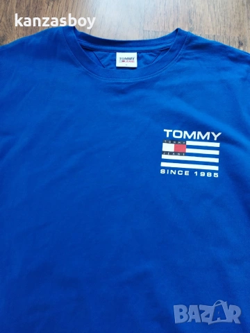Tommy Hilfiger - страхотна мъжка тениска КАТО НОВА XL , снимка 5 - Тениски - 55212065
