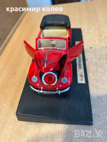 метален модел "VW cabriolet 1951"/1:18/, снимка 3 - Колекции - 55606480