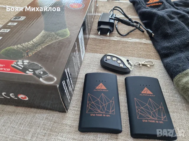 Чорапи с отопление Alpenheat Fire Wool (размер L), снимка 4 - Други - 55414779