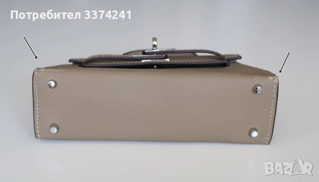 Дамска кожена чанта Hermes, снимка 3 - Чанти - 55206588