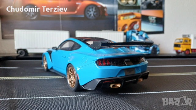 GT-SPIRIT 1:18 Ford Mustang GTD мащабен модел кола, снимка 2 - Колекции - 54911570