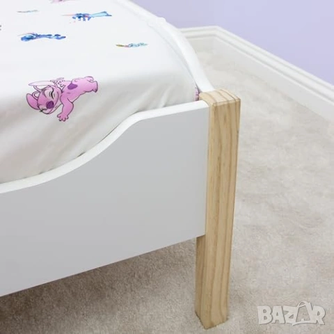 Нов Lilo Stitch Disney детски чаршаф с ластик 90x200 Stitch Angel анимационен герой дизайн, снимка 3 - Спално бельо и завивки - 54651525