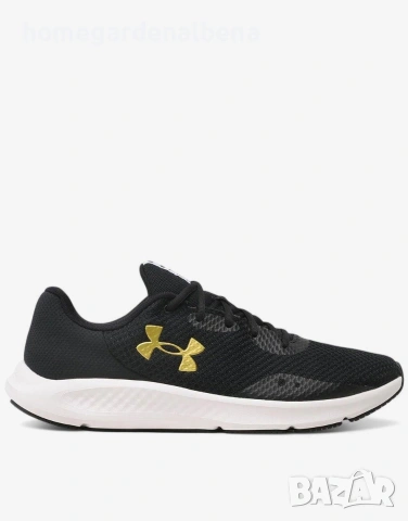 👟 Under Armour Charged Pursuit 3 – оригинални мъжки маратонки в черно, снимка 2 - Маратонки - 54622091