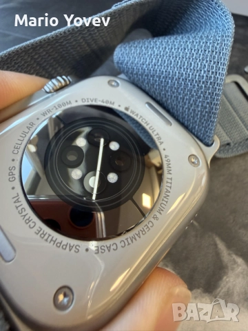 Apple Watch Ultra 3 Natural Titan
Alpine Loop ГАРАНЦИЯ, снимка 7 - Смарт часовници - 55257128