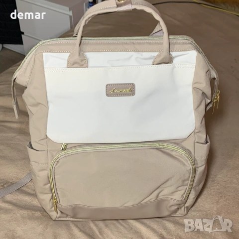 Раница LOVEVOOK за жени, за 15,6 инчов лаптоп с джоб за голяма чаша, снимка 10 - Раници - 54027938