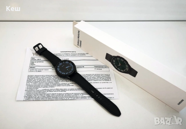 Смарт часовник Samsung Watch 6 47mm LTE (оставаща гаранция), снимка 5 - Смарт часовници - 54868501