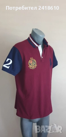 POLO Ralph Lauren Pique Cotton  Custom Slim Fit Mens Size L  ОРИГИНАЛ! Мъжка Тениска!, снимка 8 - Тениски - 55143319