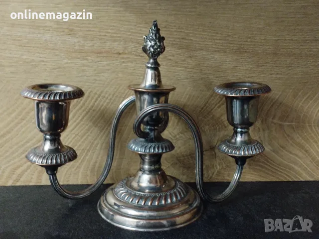 Старинен бронзов свещеник 