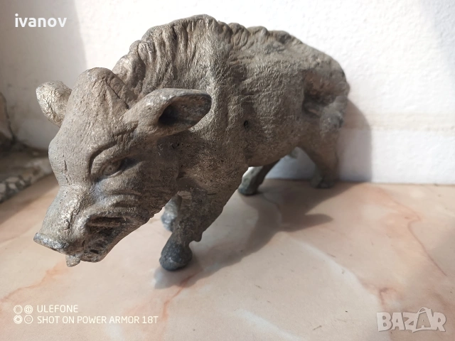 Фигура- диво прасе, снимка 10 - Антикварни и старинни предмети - 54234069