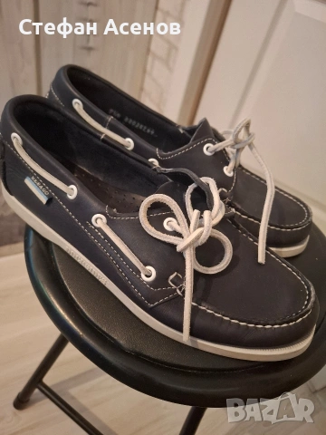 Маркови кожени мокасини Sebago Docksides- естествена кожа 