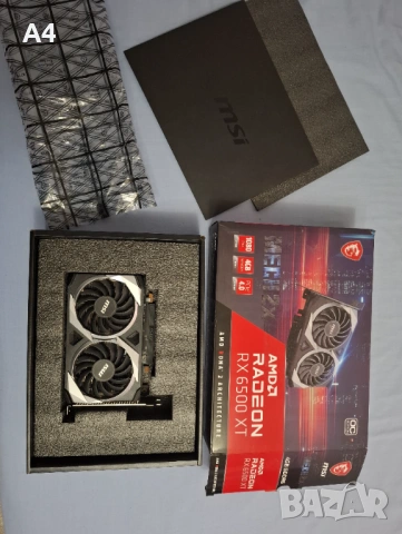 Видео Карта AMD Radeon RX 6500 XT, снимка 2 - Видеокарти - 54399739