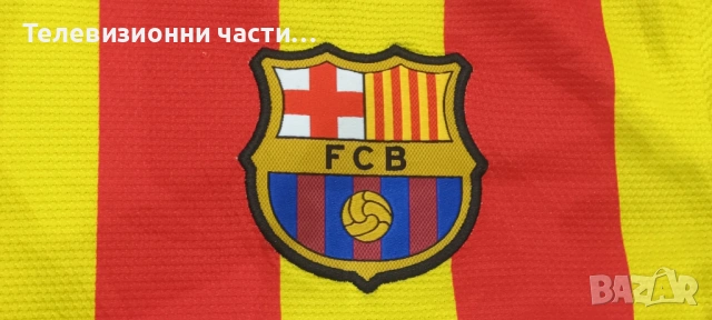 Оригинална футболна тениска на Барселона гостуващ екип от сезон 2013/2014 Nike 532823-703,размер М, снимка 8 - Спортни дрехи, екипи - 54311019