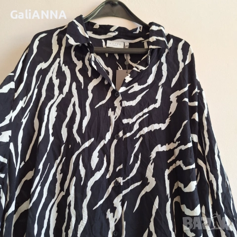 НОВА ТУНИКА В ЕФЕКТЕН ДЕСЕН 3XL-4XL, снимка 3 - Туники - 54393341