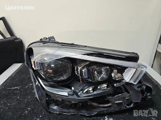 Десен фар Mercedes E W213 Facelift desen far мерцедес 213 фейс, снимка 4 - Части - 54488012