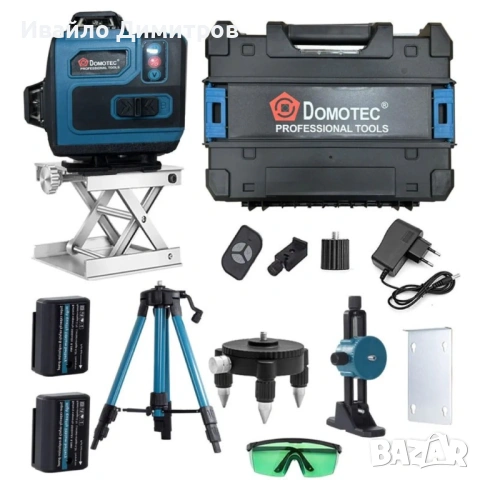 4D лазерен нивелир с 16 линии и дисплей