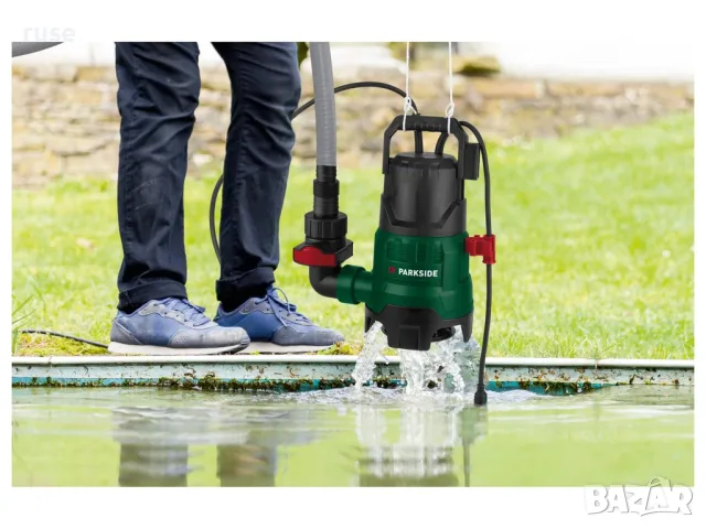 НОВИ! Потопяема помпа за мръсна вода Parkside 400W до 7м, снимка 5 - Напояване - 55393646