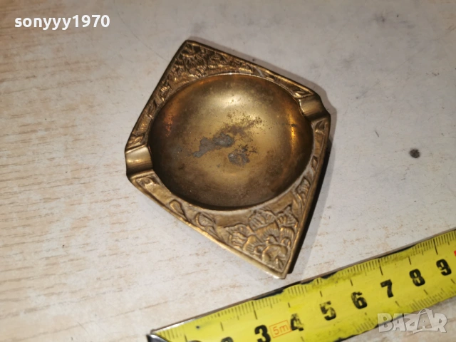 ПЕПЕЛНИК-МЕД/МЕСИНГ 2604260918L1, снимка 10 - Антикварни и старинни предмети - 54316463