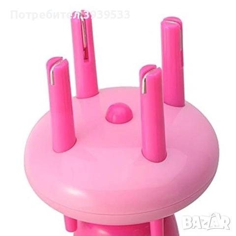 Автоматичен уред за плитки - V i p r o o Braid X-press Electric / Материал: ABS; Работи с: 2 броя АА, снимка 7 - Аксесоари за коса - 55213475