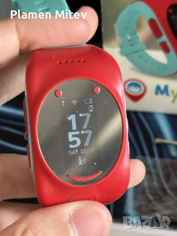 Детски часовник Myki watch с локация червено син, снимка 2 - Други - 55333702