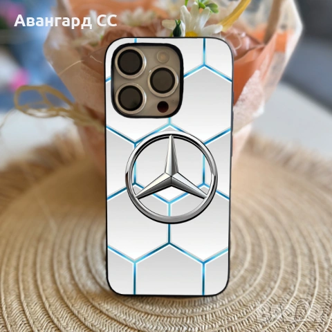 Силиконов Калъф за iPhone с лого Mercedes, снимка 10 - Калъфи, кейсове - 54611185