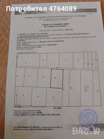 Продавам нива