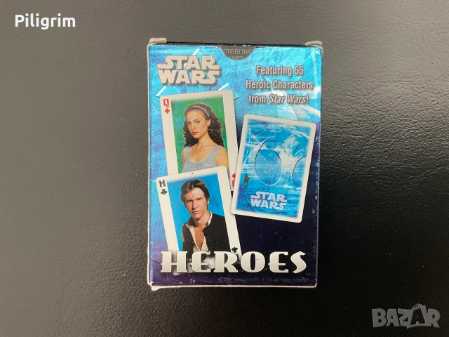 Карти за игра Star Wars Heroes,  «Cartamundi»., снимка 2 - Карти за игра - 55228165