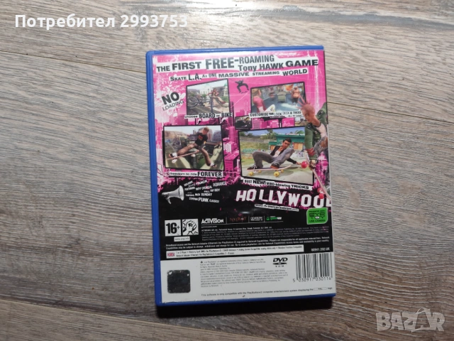 PS2 Tony Hawk’s American Wasteland оригинална PAL версия с книжка, снимка 3 - Игри за PlayStation - 54528127