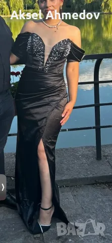 Черна официална рокля