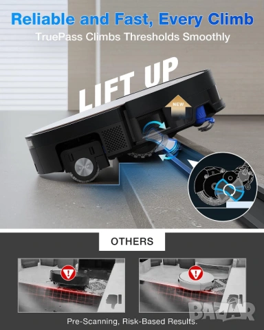 Робот Прахосмукачка + Станция ECOVACS X11 OMNI Cyclone 19500 Pa, Самоизпразване PureCyclone 2.0!, снимка 3 - Прахосмукачки - 54171043