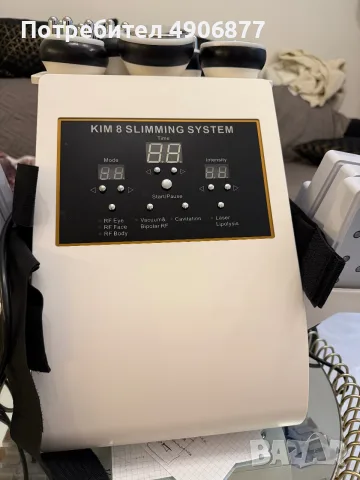 KIM 8 Slimming System 8 in 1 – Кавитация, RF, Vacuum, Lipolaser, снимка 8 - Козметика за тяло - 55523892