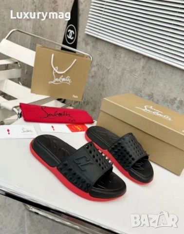 Чехли Christian Louboutin 43 44, снимка 2 - Мъжки чехли - 54511356
