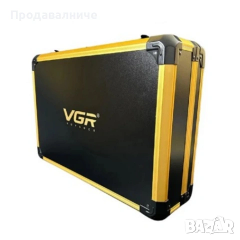 Професионален комплект машинки за подстригване VGR Stepless 4 в 1, снимка 7 - Фризьорски принадлежности - 54923630