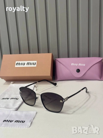 Miu Miu Нови Дамски Слънчеви Очила Миу Миу Различни Цветове и Модели , снимка 2 - Слънчеви и диоптрични очила - 55288877