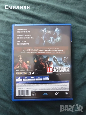 Продавам игра Resident Evil 2 remake за PS4, снимка 2 - Игри за PlayStation - 54895820