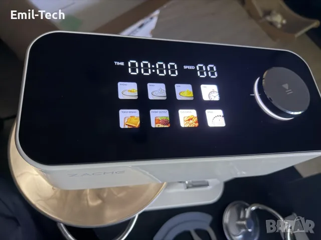 ZACME кухненски робот 1200W, 5.2L, метален корпус, LED дисплей, снимка 14 - Кухненски роботи - 55443921